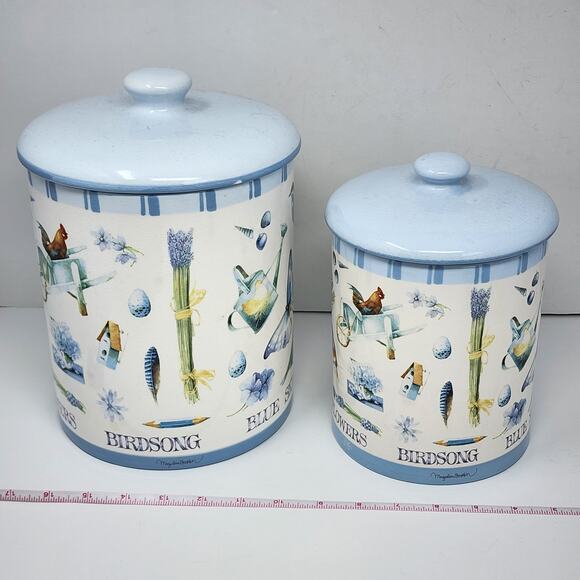 Vintage Marjolein Bastin Butterflies & Birds Kitchen Set - Picture 9 of 9